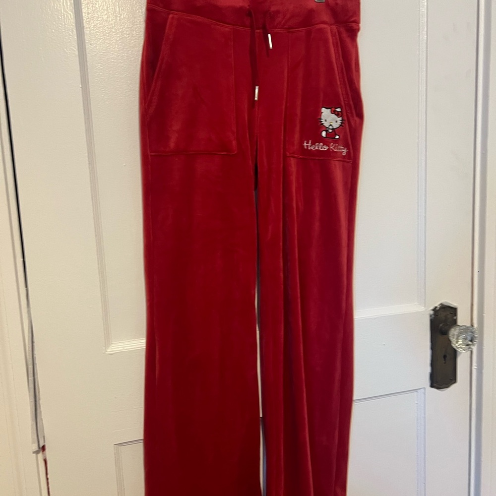 Juicy couture Hello Kitty Red Lounge Pants